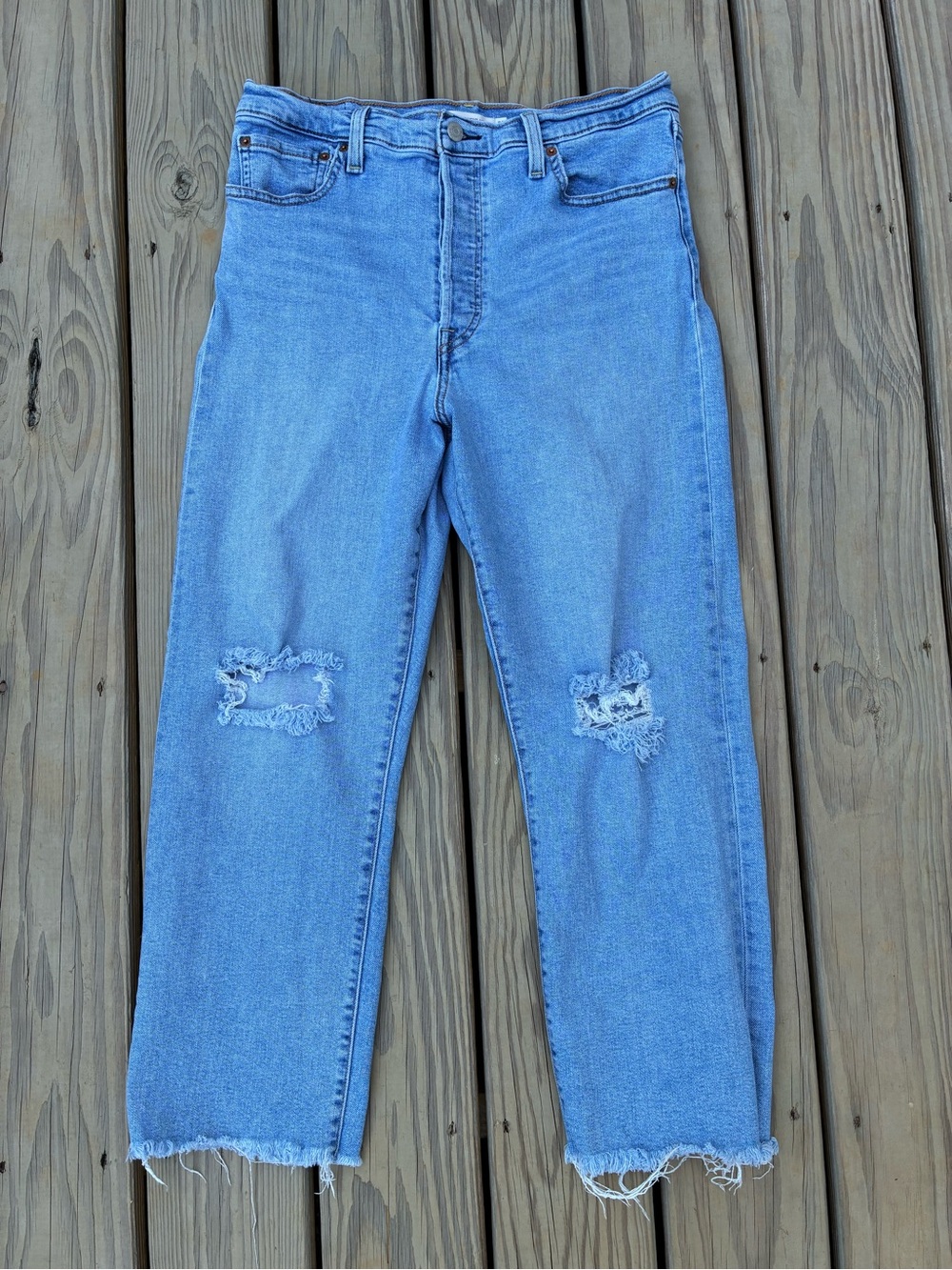 Levi’s Distressed High-Rise Women’s Jeans